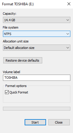 Cara Format Flashdisk melalui File Explorer