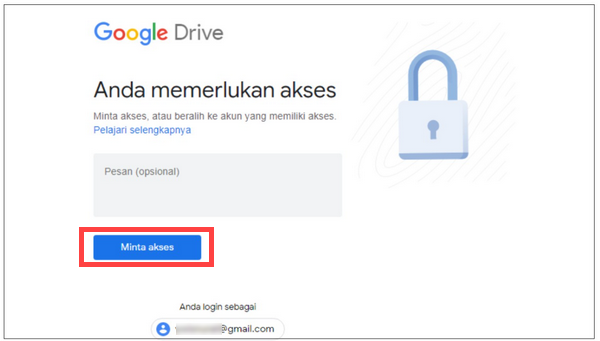Google Drive Akses Ditolak