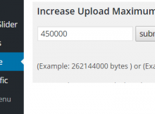cara menambah batas file upload size limit wordpress