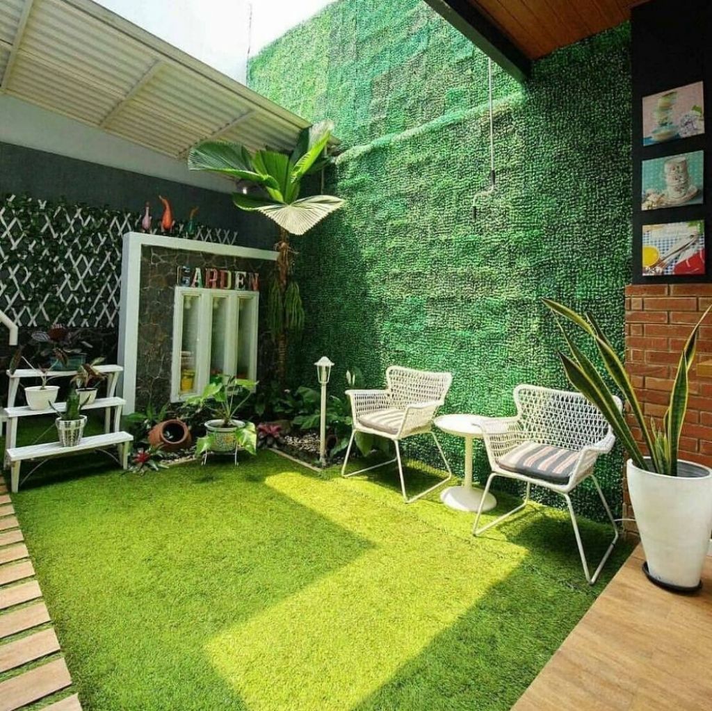 desain rumah minimalis ada taman di dalam - 7 Tips Membuat Taman