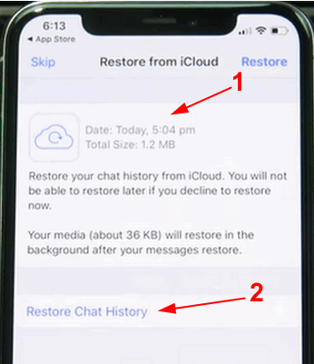 Cara Mengembalikan Chat WA yang terhapus dari iCloud