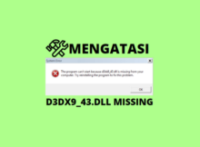 D3DX9_43.DLL Missing
