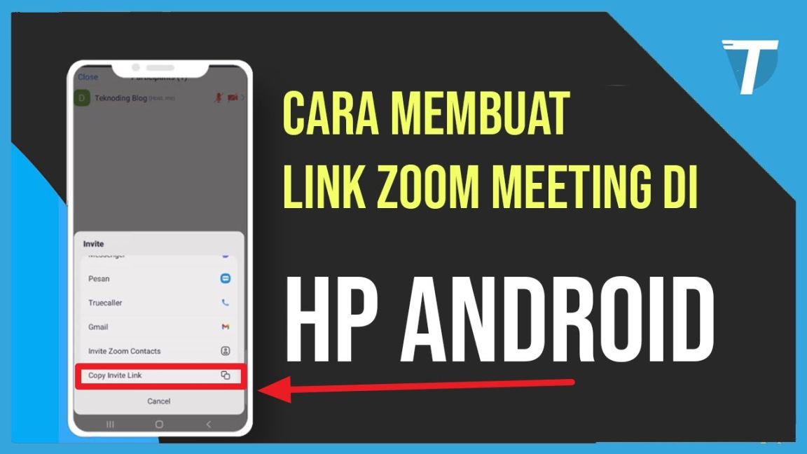 cara membuat link zoom meeting: Cara Membuat Link Zoom Meeting di HP Android Terbaru