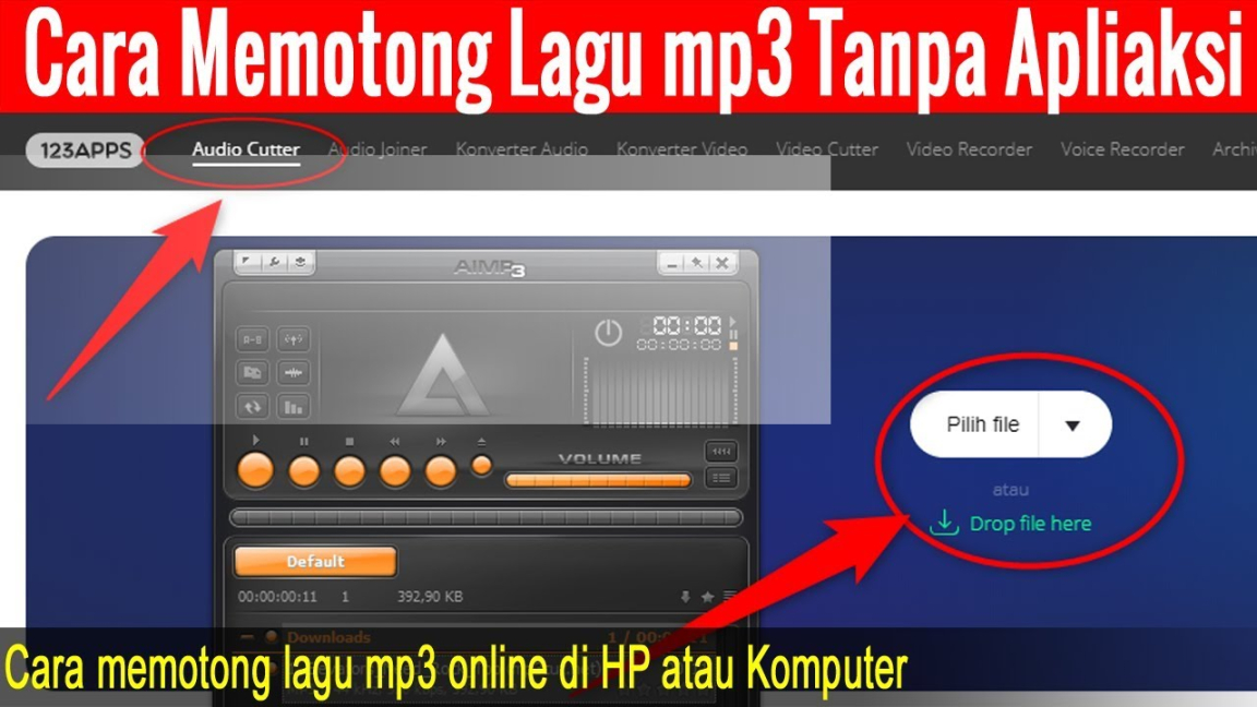 cara memotong lagu: Cara Memotong Lagu mp Online di HP atau Komputer