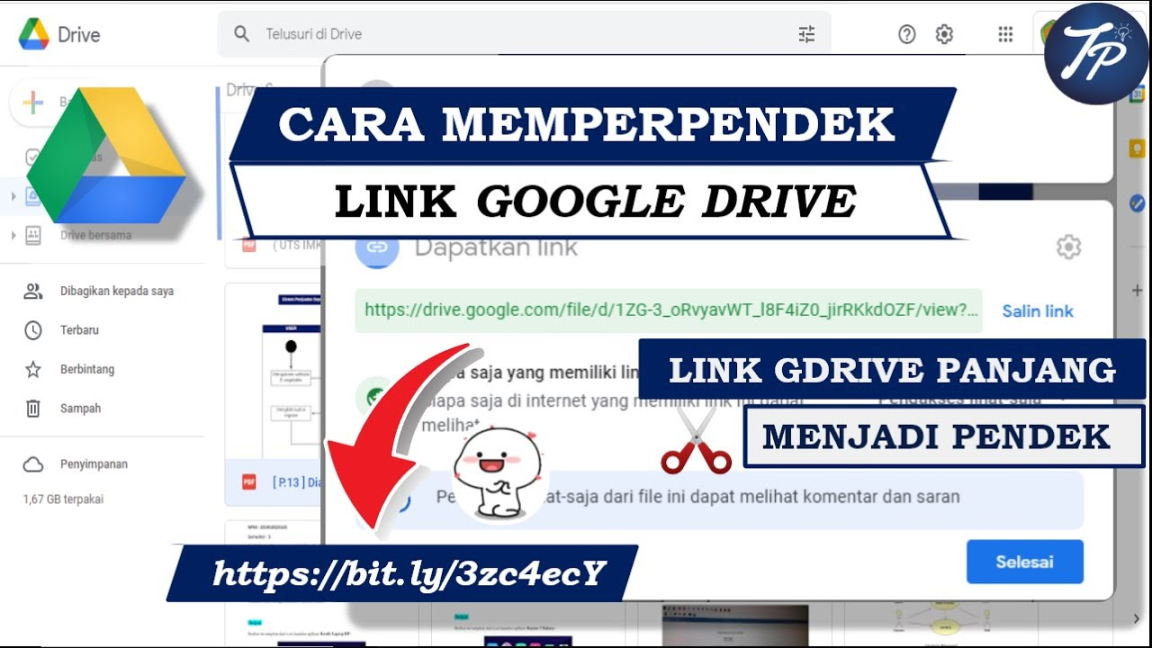 cara memperpendek link: Cara Memperpendek Link Google Drive Menjadi Pendek  Mempersingkat Link  Google Drive