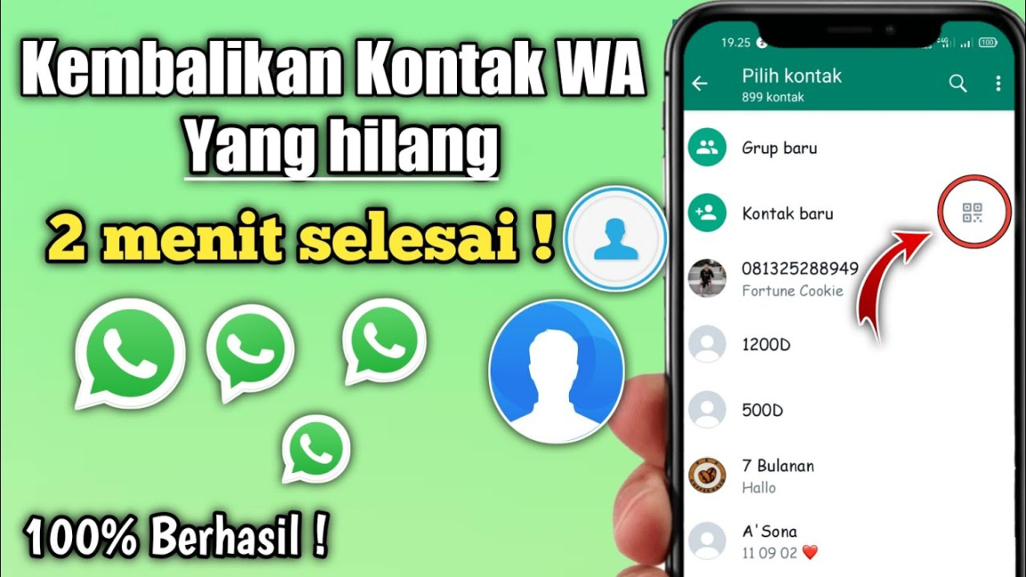 cara mengembalikan kontak yang terhapus: Cara mengembalikan kontak WhatsApp yang hilang atau terhapus  kembalikan  No hp Wa