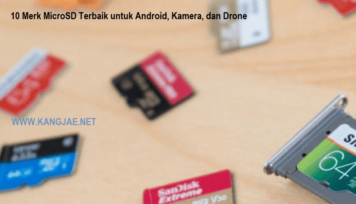 merk microsd terbaik: Merk MicroSD Terbaik untuk Android, Kamera, dan Drone - Kang Jae