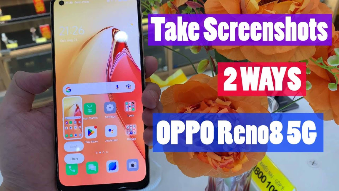 cara screenshot di oppo reno8 series: OPPO Reno  G:  Ways To Take Screenshots