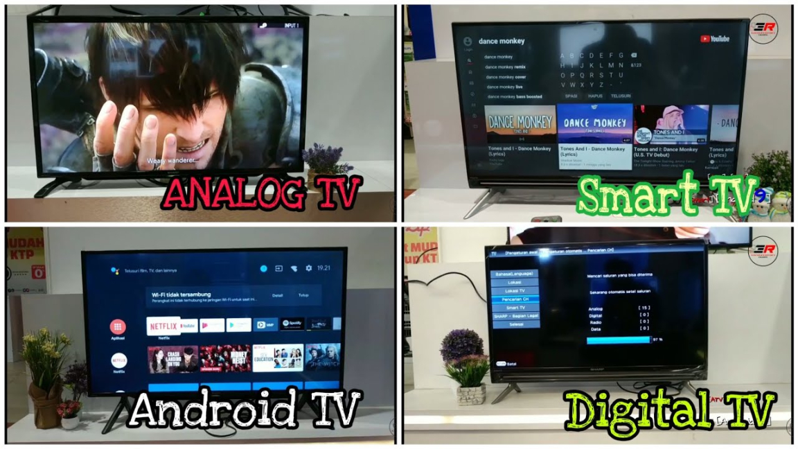 perbedaan smart tv dan android tv: Perbedaan Smart Tv dengan Android Tv , Analog Tv dan DIGITAL TV